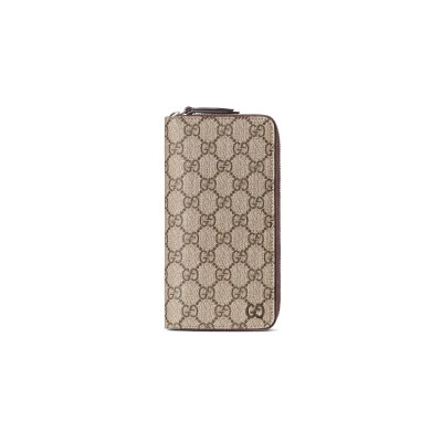 GUCCI BI-COLOR ZIP AROUND WALLET ‎822051FACQC9773 (10*20*2.5cm)